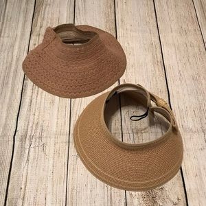 Lot of 2 Women's Sun/Shade Hats